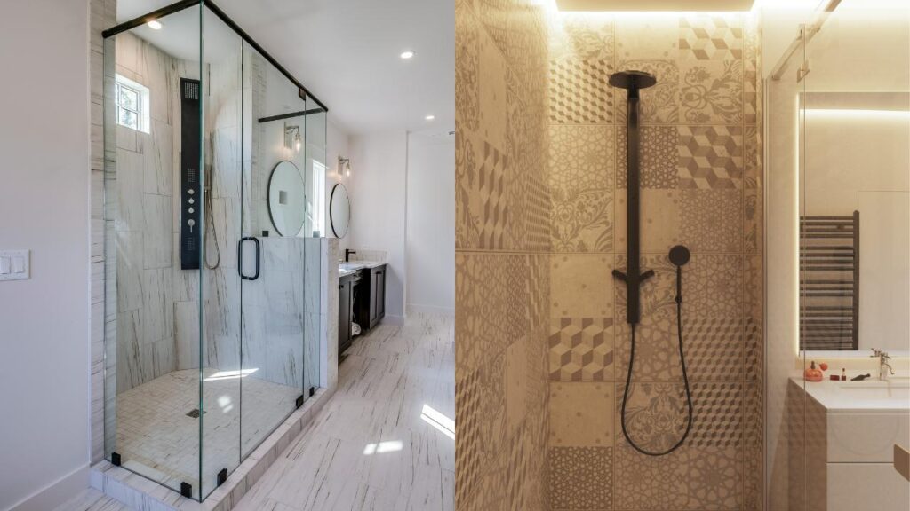 Walk-In Showers vs Traditional Showers - American Bath and Shower